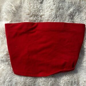 Fire Hydrant Red Cropped Tee XS